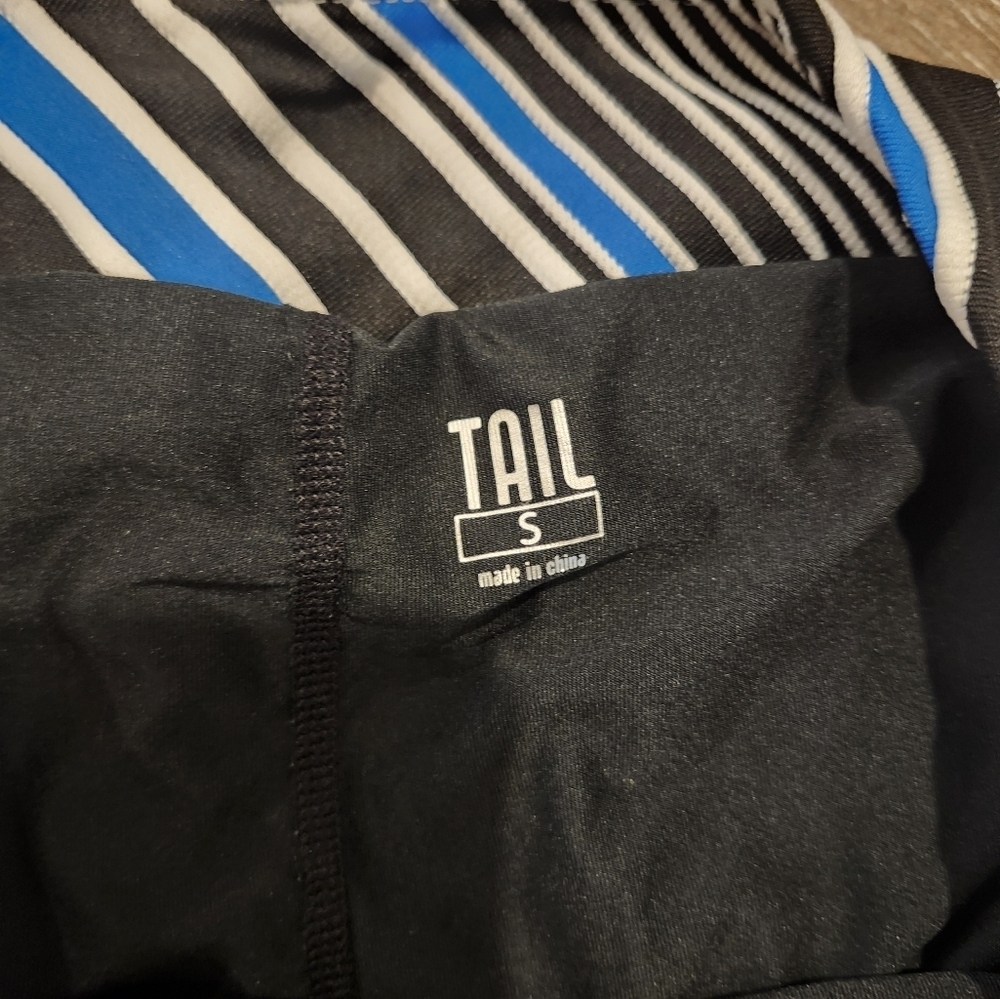 Tail Mari Skort in Vivid Blue Black and White Stripe Size Small NWOT - Picture 7 of 12